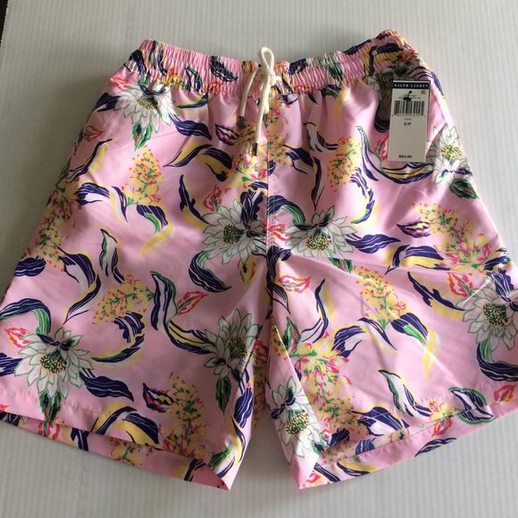 Polo Ralph Lauren Other - NWT Polo Ralph Lauren Small Pink Swim Trunks